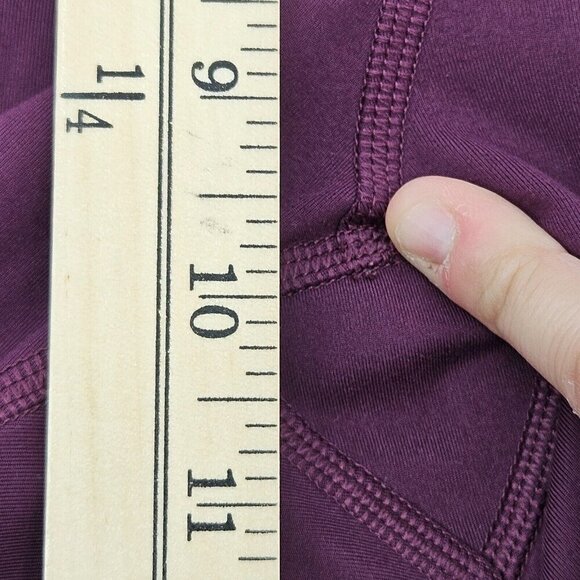 Girlfriend Collective High Waist Capri Leggings Plum Women’s Size S Activewear - Picture 10 of 11